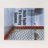 Puzzle Saison de hockey sur glace Cold Funny Humour Puck (Horizontal)
