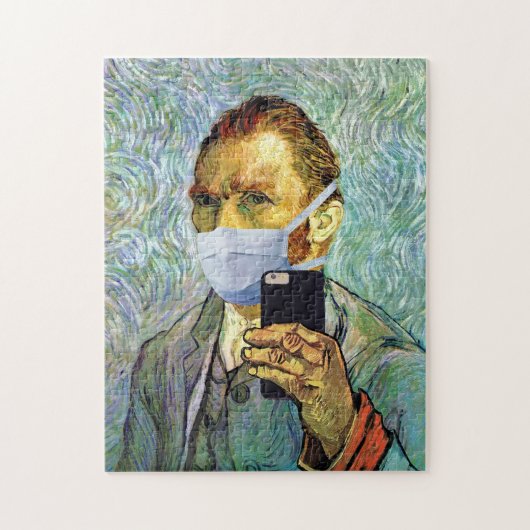 Puzzle Saison De La Flu Van Gogh Autoportrait Avec Selfie (Vertical)