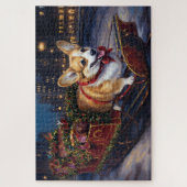 Puzzle Saison de Noël de Corgi (Vertical)