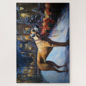 Puzzle Saison de Noël de Rhodesian Ridgeback (Vertical)