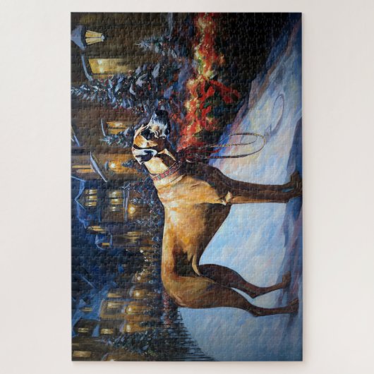 Puzzle Saison de Noël de Rhodesian Ridgeback (Vertical)