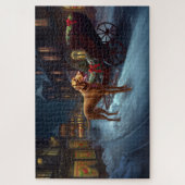 Puzzle Saison de Noël de Vizsla (Vertical)