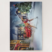 Puzzle Saison Festive de Noël de Boxer (Vertical)