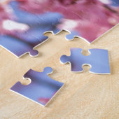 Puzzle Sakura Pink Cherry Blossom Sky (Côté)