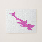 Puzzle Salamandre Rose Distressée Avec Lavette De Peintur (Horizontal)