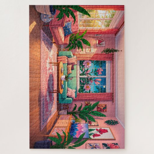 Puzzle Salon Botanique Cosy (Vertical)