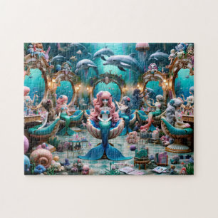 Puzzle Salon de Sirène Jour Élégance Sous-Marine Cadeau O