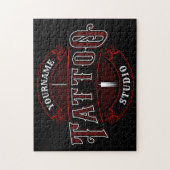 Puzzle Salon de tatouage de style traditionnel ADD NOM Bo (Vertical)