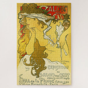 Puzzle Salon des Cent d'Alphonse Mucha