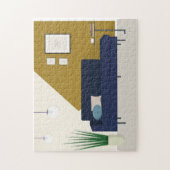 Puzzle Salon Moderne Du Milieu Du Siècle (Vertical)