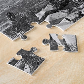 Puzzle Salt Lake City -Noir et blanc -16x20 pouces (Côté)