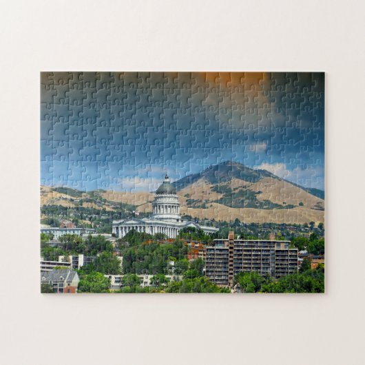 Puzzle Salt Lake City Utah. (Horizontal)