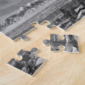Puzzle Salt Lake City, Utah - Noir et blanc - 8x10 pouces (Côté)