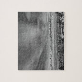 Puzzle Salt Lake City, Utah - Noir et blanc - 8x10 pouces (Vertical)