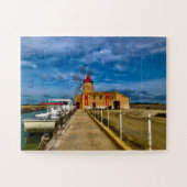 Puzzle Salt Windmill Harbor in Western Sicily, Italy (Horizontal)