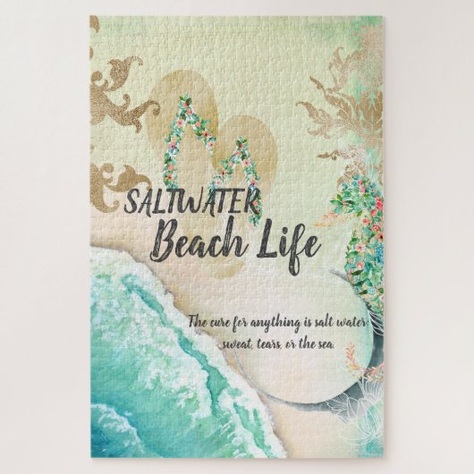 Puzzle Saltwater Beach Life Seahorse (Vertical)