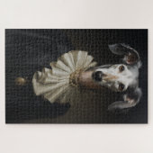 Puzzle Saluki Portrait Pearls et Colcar (Horizontal)