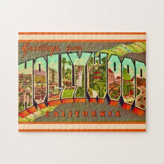 Puzzle Salutation à Hollywood CA (Horizontal)