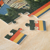 Puzzle Salutation de Californie vintage (Côté)