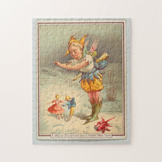 Puzzle Salutation de Noël (Vertical)