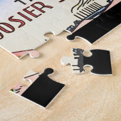 Puzzle Salutations d'affiche de voyage d'Indiana_Vintage (Côté)