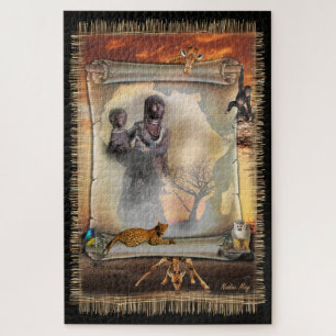 Puzzle Salutations d'Afrique
