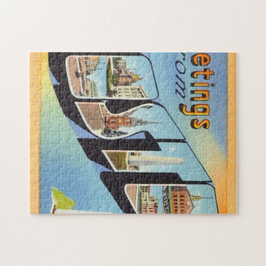 Puzzle Salutations de Boston (Horizontal)