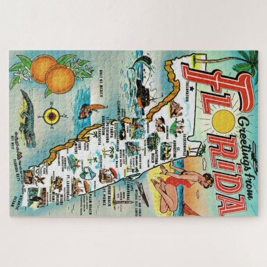 Puzzle Salutations De Floride (Horizontal)