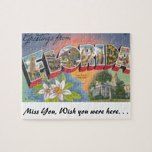 Puzzle Salutations de la FLORIDE (Horizontal)