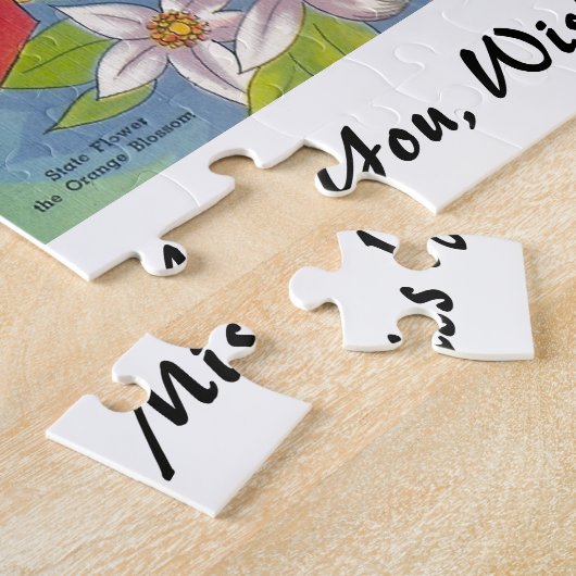 Puzzle Salutations de la FLORIDE (Côté)