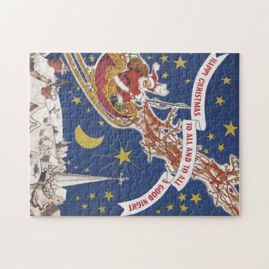 Puzzle Salutations de Noël (Horizontal)