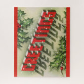 Puzzle Salutations de Noël (Vertical)