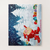 Puzzle Salutations de Noël à Père Noël (Vertical)