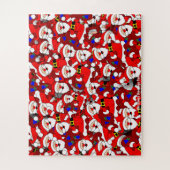 Puzzle Salutations de Noël à Père Noël (Vertical)