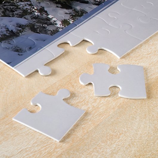 Puzzle Salutations de Noël à Père Noël (Côté)