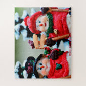 Puzzle Salutations de Noël à Père Noël (Vertical)