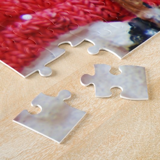 Puzzle Salutations de Noël à Père Noël (Côté)