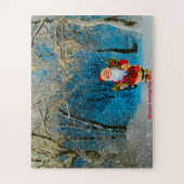 Puzzle Salutations de Noël à Père Noël (Vertical)