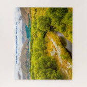 Puzzle Salutations de Noël Ben Ohau Nouvelle-Zélande (Vertical)