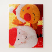 Puzzle Salutations de Noël de grand-père et grand-mère (Vertical)