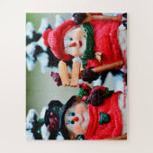 Puzzle Salutations de Noël de grand-père et grand-mère (Vertical)