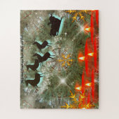 Puzzle Salutations de Noël de maman et papa (Vertical)