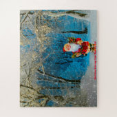 Puzzle Salutations de Noël de maman et papa (Vertical)