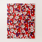 Puzzle Salutations de Noël de maman et papa (Vertical)