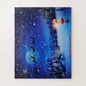 Puzzle Salutations de Noël de maman et papa (Vertical)