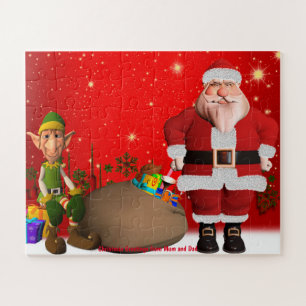 Puzzle Salutations de Noël de maman et papa