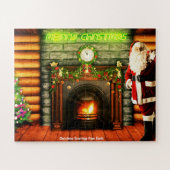 Puzzle Salutations de Noël du Père Noël (Horizontal)