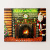 Puzzle Salutations de Noël du Père Noël (Horizontal)