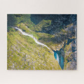 Puzzle Salutations de Noël Sutherland Falls Nouvelle-Zéla (Horizontal)