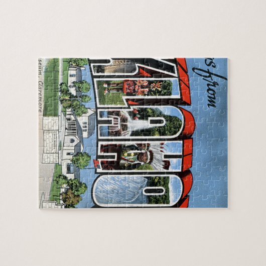 Puzzle Salutations De Oklahoma (Horizontal)